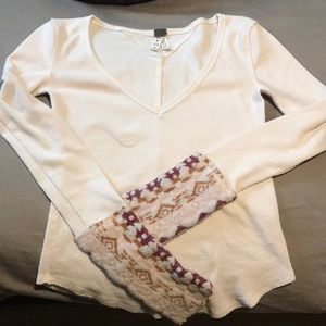 Free people thermal long sleeve XS